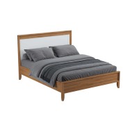 Кровать Бридж 160х200 браун/белая