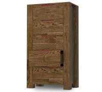 Комод «Riva» 5 ящиков графит