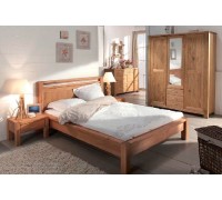 Кровать двуспальная Фьорд 160 бейц